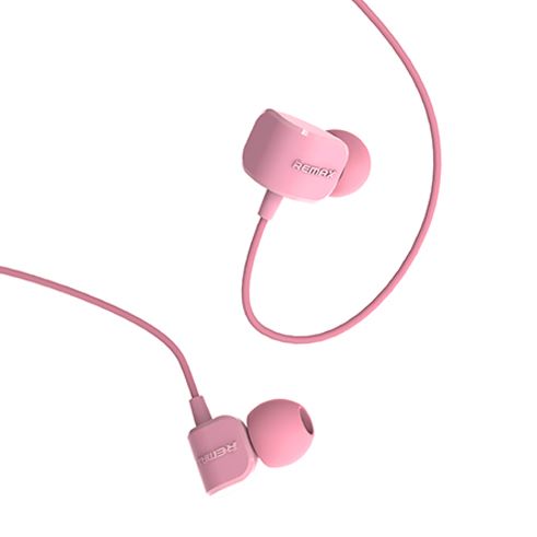 REMAX RM-502 Crazy Robot In-Ear Wired Earphone-Color: Pink---Ennap.com