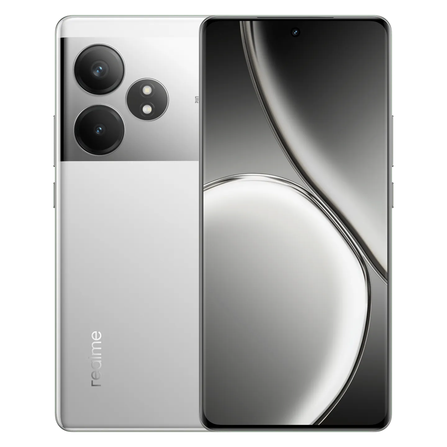 realme GT 6T Dual SIM 5G-Storage Capacity: 12GB + 256GB-Color: Fluid Silver--Ennap.com