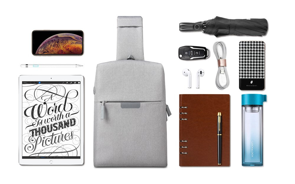 WiWU Odyssey Crossbody Big Volume 10.1 Waterproof Nylon Bag