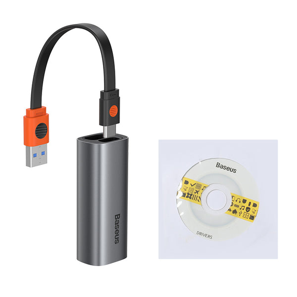 Baseus Steel Cannon Series LAN AdapterUSB & Type-C to RJ45 - Baseus Steel Cannon Series LAN AdapterUSB & Type-C to RJ45 - Default Title Ennap.com