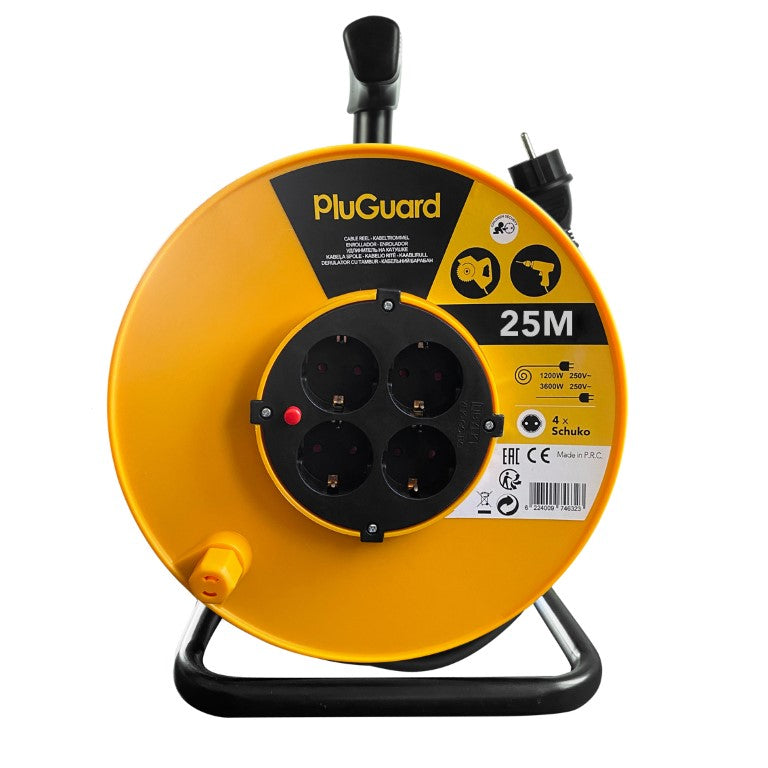 iLock Cable Reel With 4 Sockets – 25 Meters