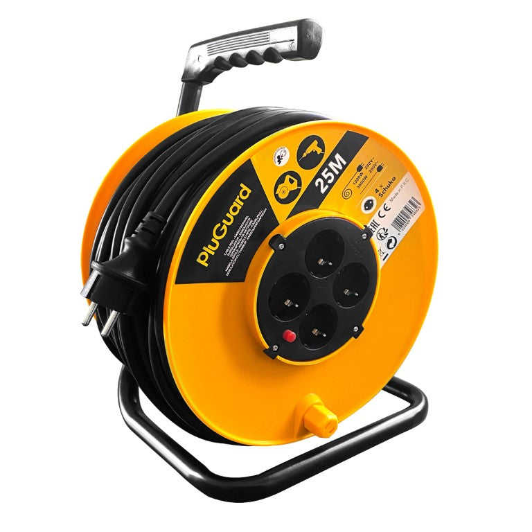iLock Cable Reel With 4 Sockets – 25 Meters