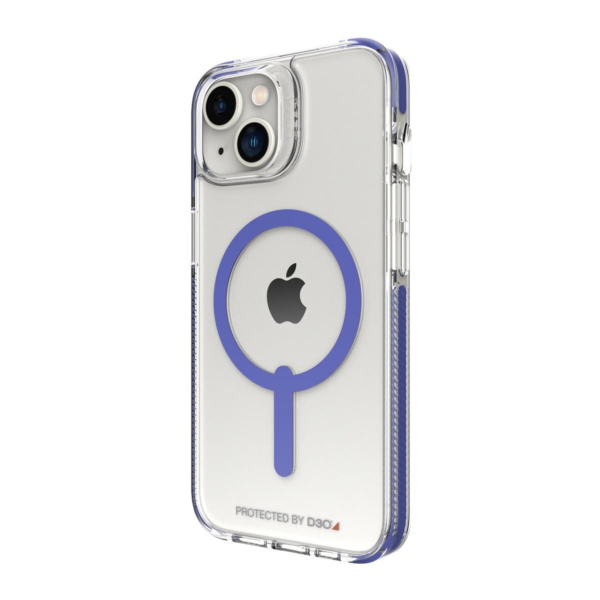 Gear4 Santa Cruz Snap Clear Case Back Cover for iPhone 14 - MagSafe Compatible - Gear4 Santa Cruz Snap Clear Case Back Cover for iPhone 14 - MagSafe Compatible - Periwinkle Ennap.com