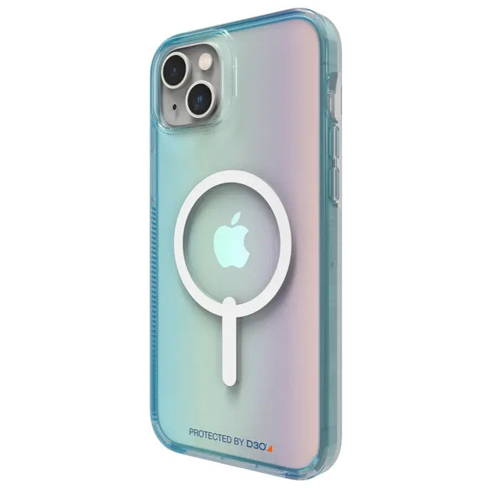 Gear4 Milan Snap Clear Case Back Cover for iPhone 14 Plus - MagSafe Compatible - Gear4 Milan Snap Clear Case Back Cover for iPhone 14 Plus - MagSafe Compatible - Black Swirl Ennap.com