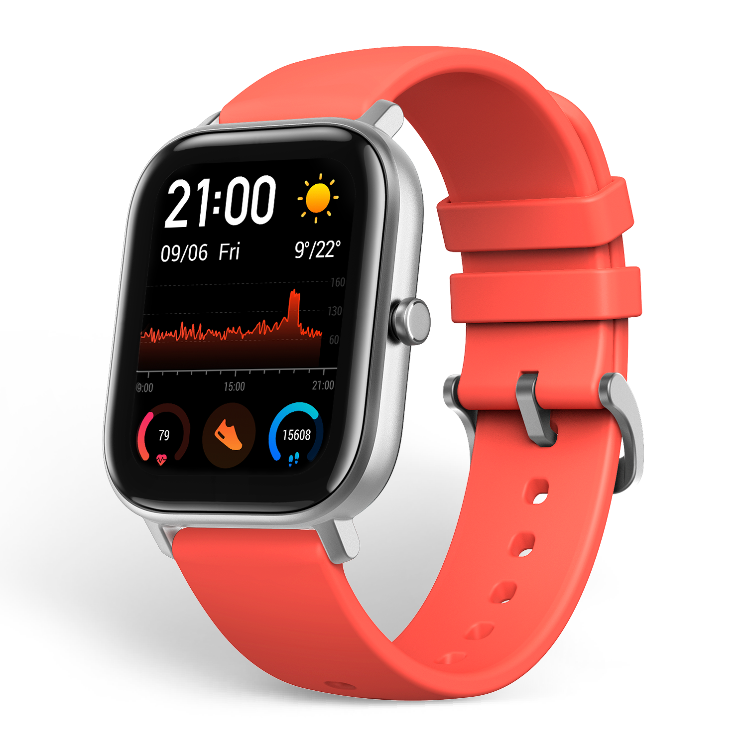 Amazfit GTS Smart Watch 1.65 inch Retina Display Metal Body-Color: Orange---Ennap.com