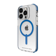 Gear4 Santa Cruz Snap Clear Case Back Cover for iPhone 14 Pro - MagSafe Compatible - Gear4 Santa Cruz Snap Clear Case Back Cover for iPhone 14 Pro - MagSafe Compatible - Blue Ennap.com