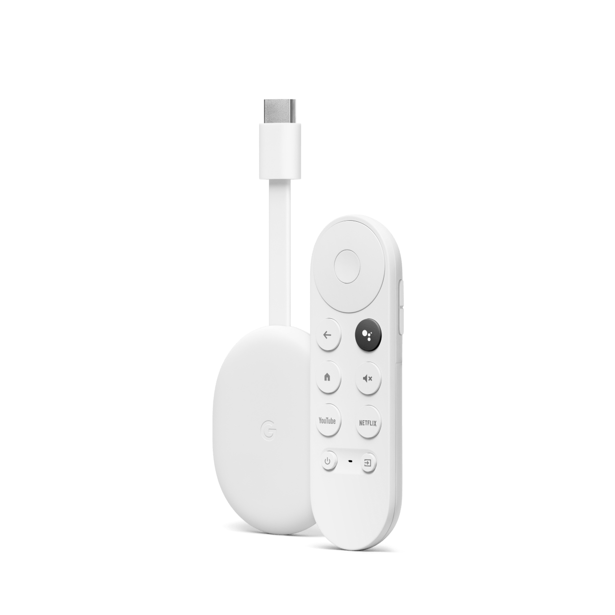 Google Chromecast with Google TV - Google Chromecast with Google TV - 4K / Snow Ennap.com