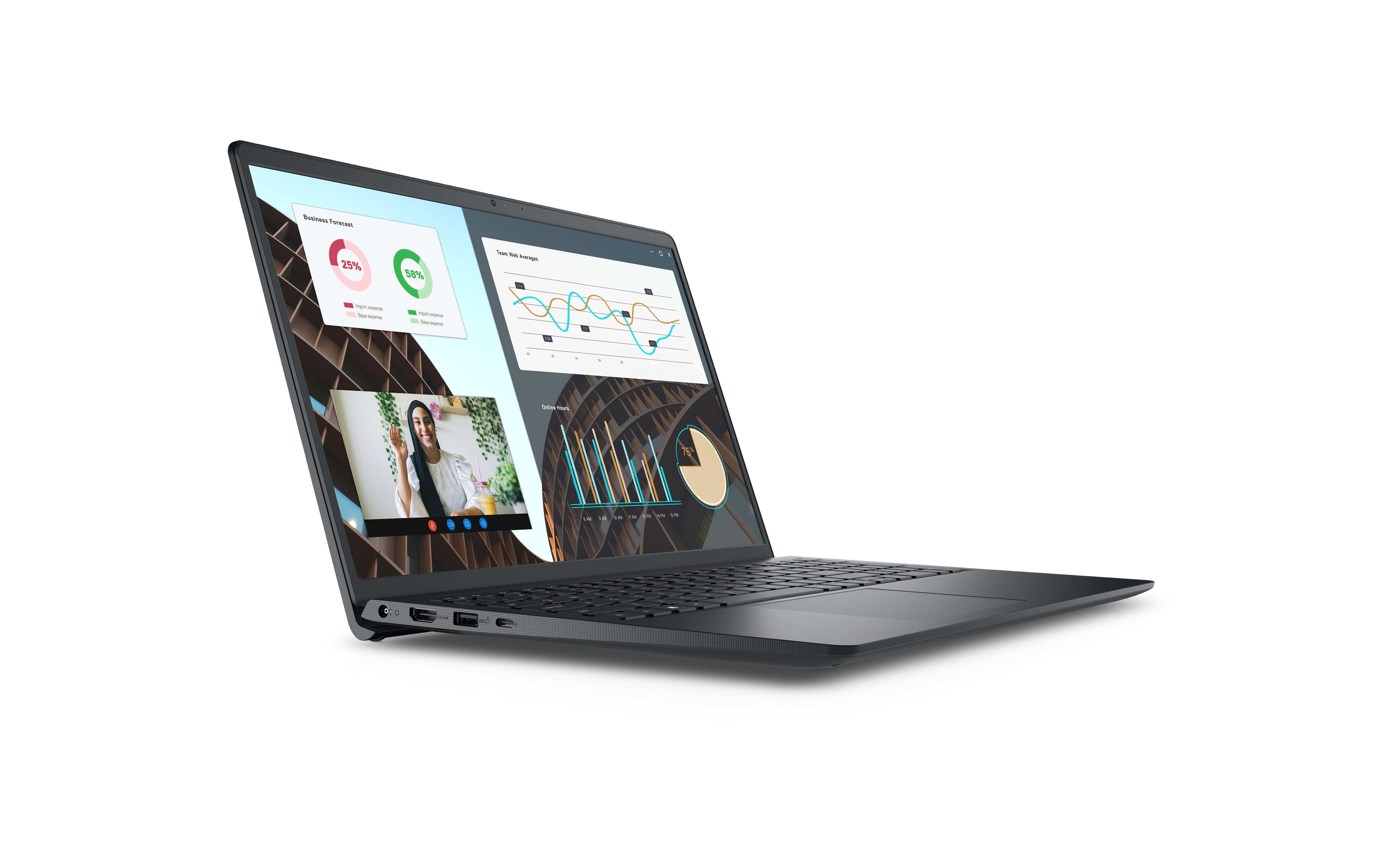 DELL Vostro 3530 Laptop - Intel Core i7-1355U, 8GB DDR4, 512GB SSD, Intel, 15.6-inch FHD 120Hz, Dos