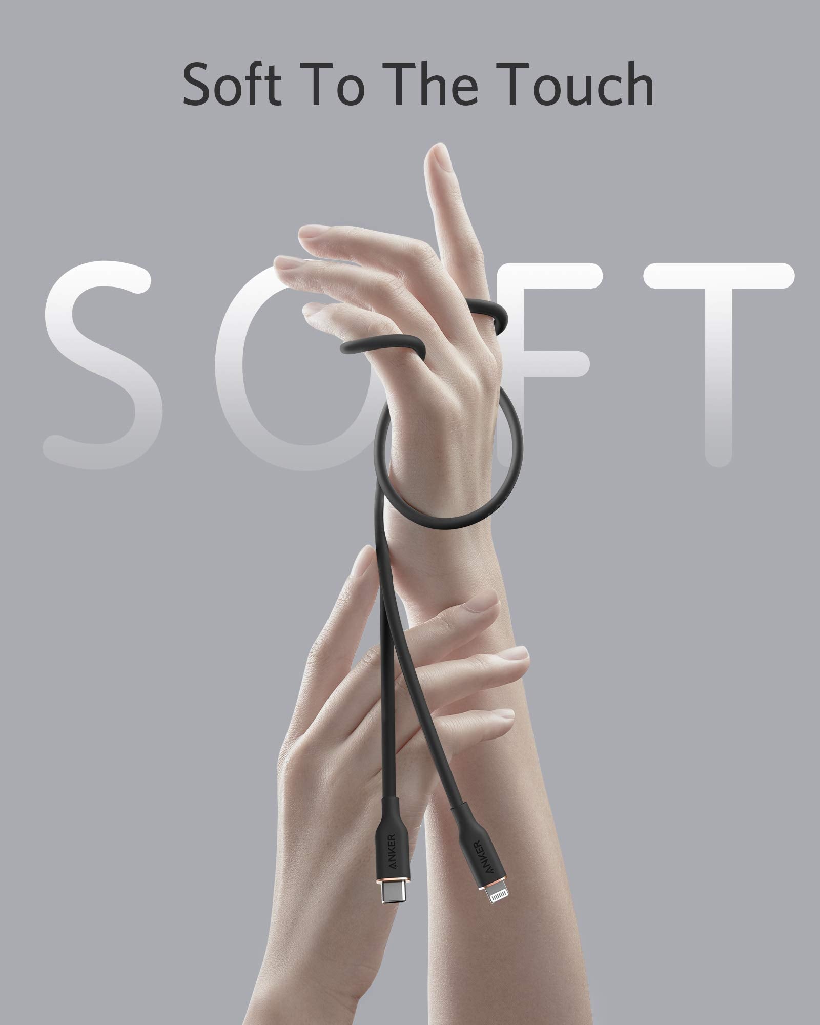 Anker PowerLine III Flow USB-C to Lightning-Length: 0.9m---Ennap.com