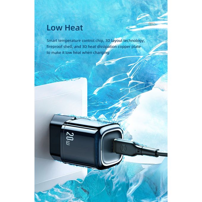 Mcdodo 20W Mini PD USB Type-C Fast Charge Adapter - Mcdodo 20W Mini PD USB Type-C Fast Charge Adapter - Default Title Ennap.com
