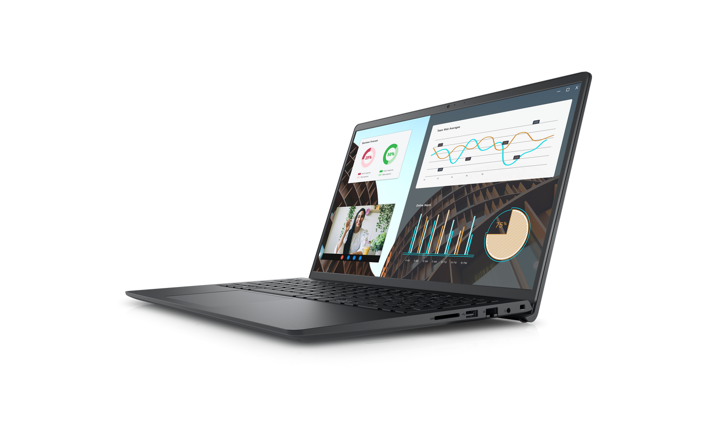 DELL Vostro 3530 Laptop - Intel Core i7-1355U, 8GB DDR4, 512GB SSD, Intel, 15.6-inch FHD 120Hz, Dos