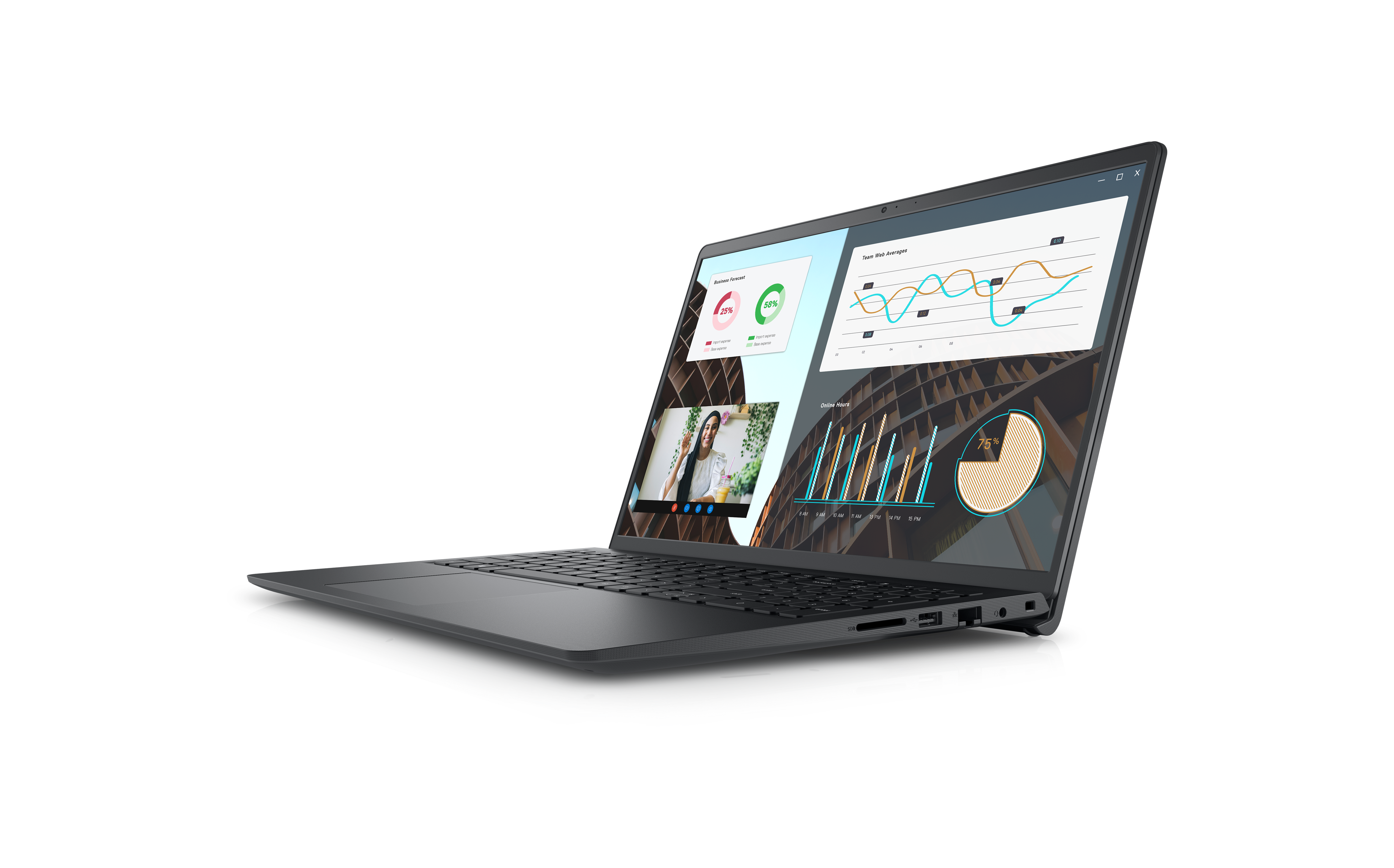 DELL Vostro 3530 Laptop - Intel Core i7-1355U, 8GB DDR4, 512GB SSD, Intel, 15.6-inch FHD 120Hz, Dos