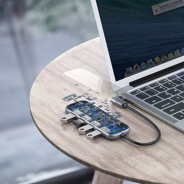 Baseus Multi-functional HUB Type-C to 4xUSB PD Fast Charging - Baseus Multi-functional HUB Type-C to 4xUSB PD Fast Charging - Default Title Ennap.com