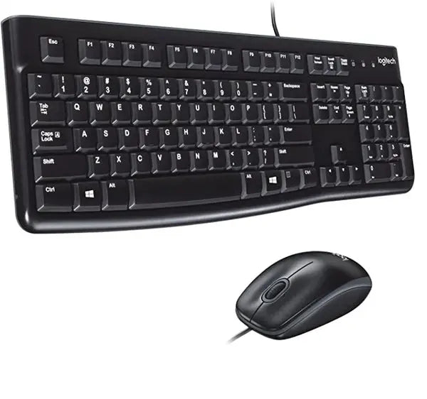 Logitech MK120 Wired Keyboard with Mouse Combo Arabic layout 