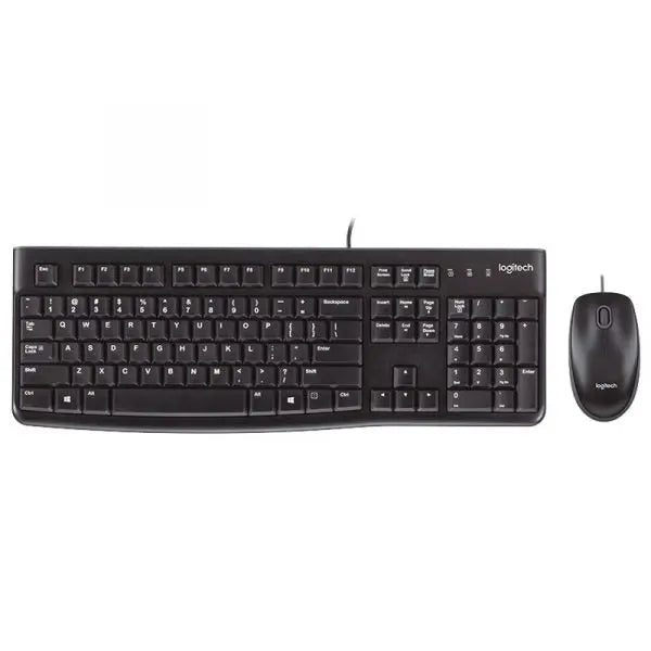 Logitech MK120 Wired Keyboard with Mouse Combo Arabic layout 