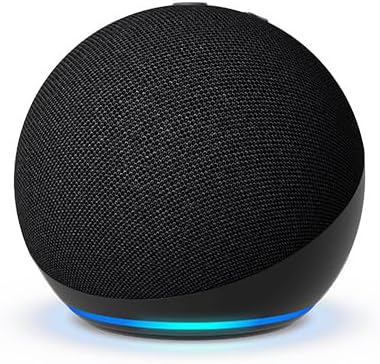 Amazon Echo Dot (5th Generation) Smart Speaker with Alexa Voice-Color: Charcoal---Ennap.com