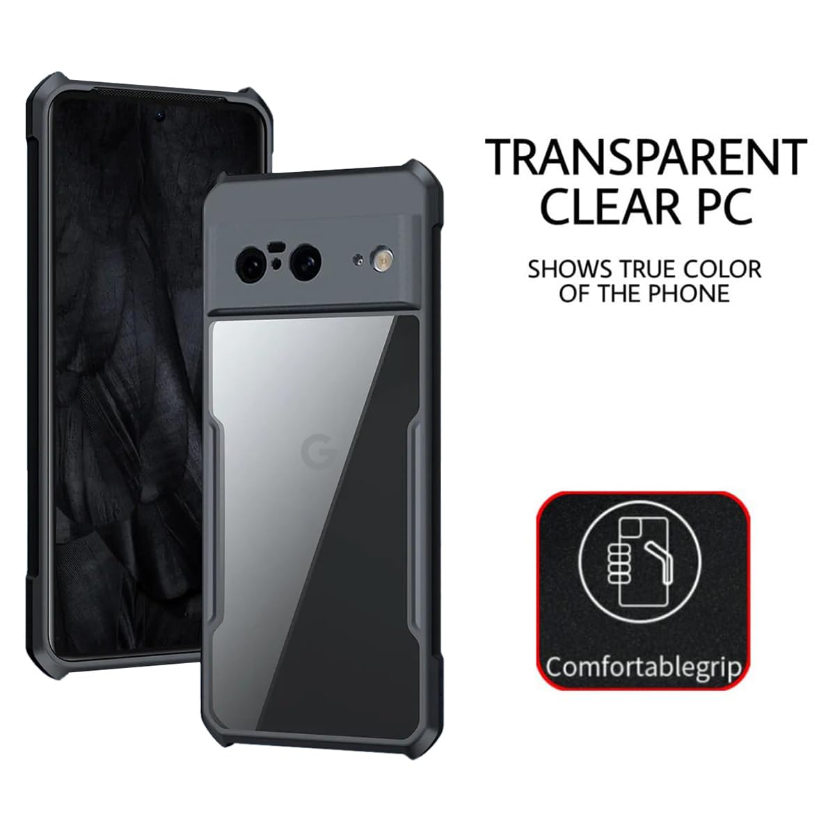 XUNDD Riggear Shockproof Clear Case for Google Pixel 8----Ennap.com
