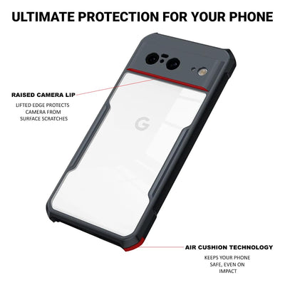 XUNDD Riggear Shockproof Clear Case for Google Pixel 8