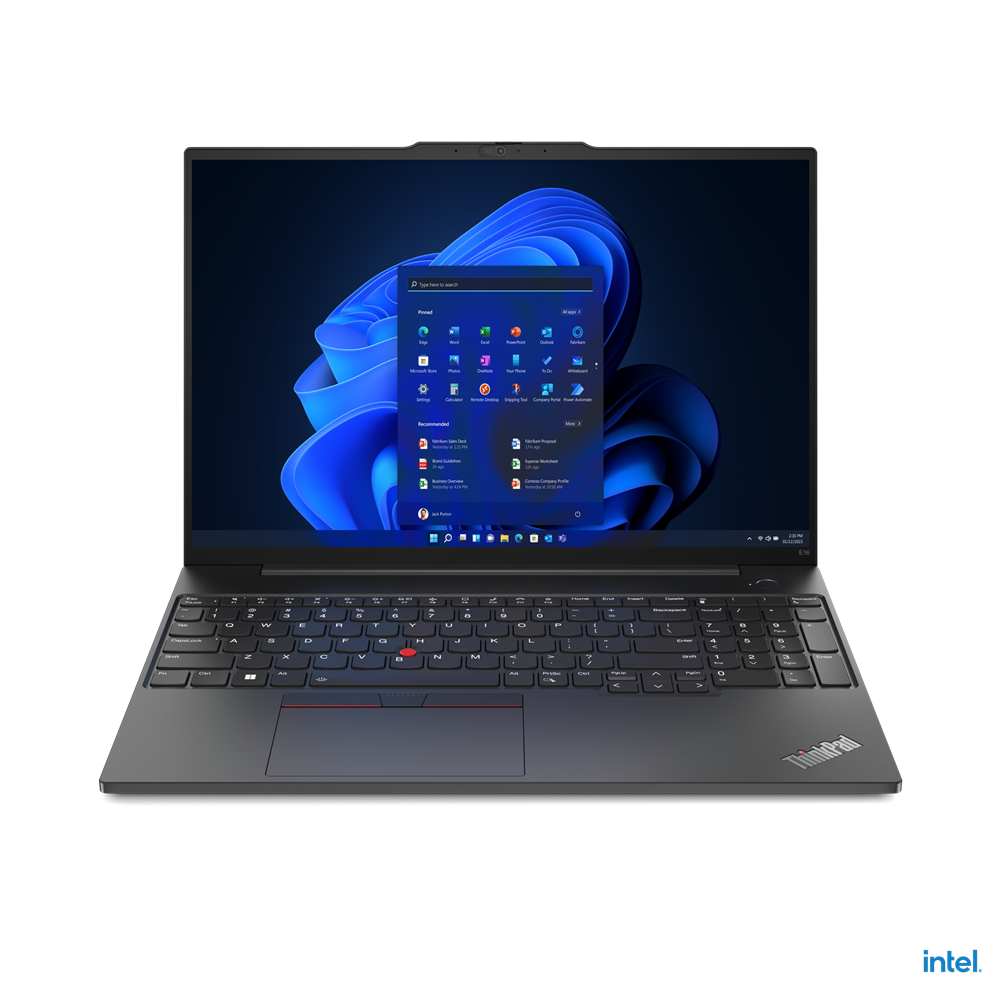 LENOVO ThinkPad E16 Gen 1 Laptop - Intel Core i5-1335U, 8GB DDR4, 512GB SSD, Intel, 16-inch WUXGA, Dos