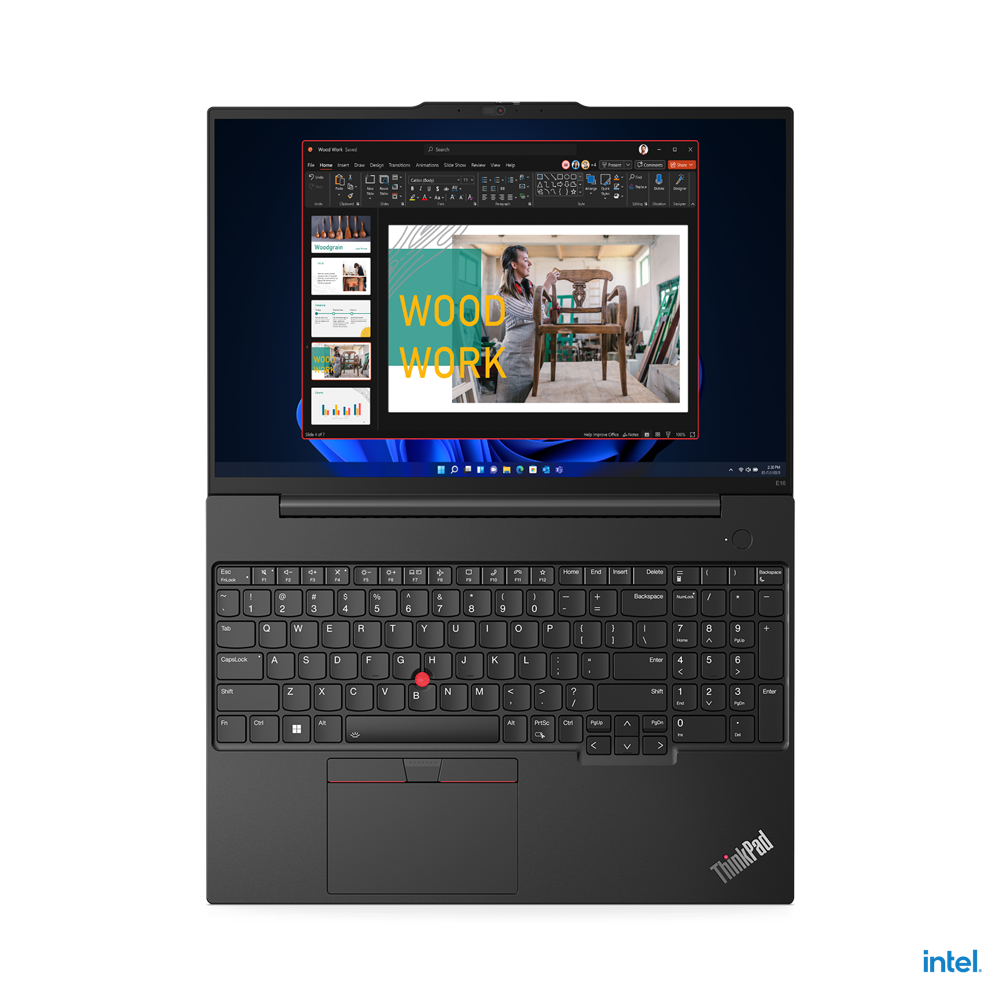 LENOVO ThinkPad E16 Gen 1 Laptop - Intel Core i5-1335U, 8GB DDR4, 512GB SSD, Intel, 16-inch WUXGA, Dos