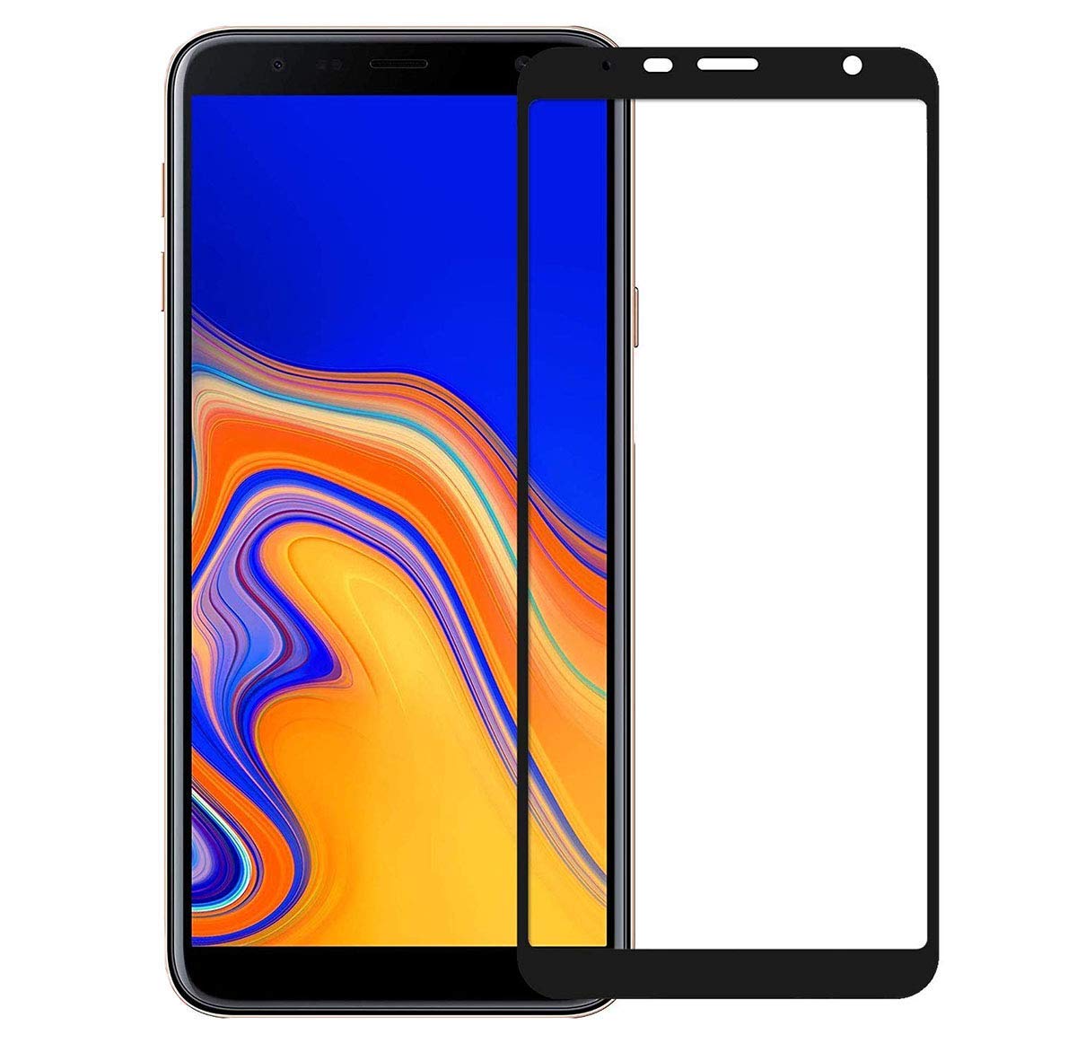 اسكرينة زجاج 5D لموبايل Samsung Galaxy J4 Plus