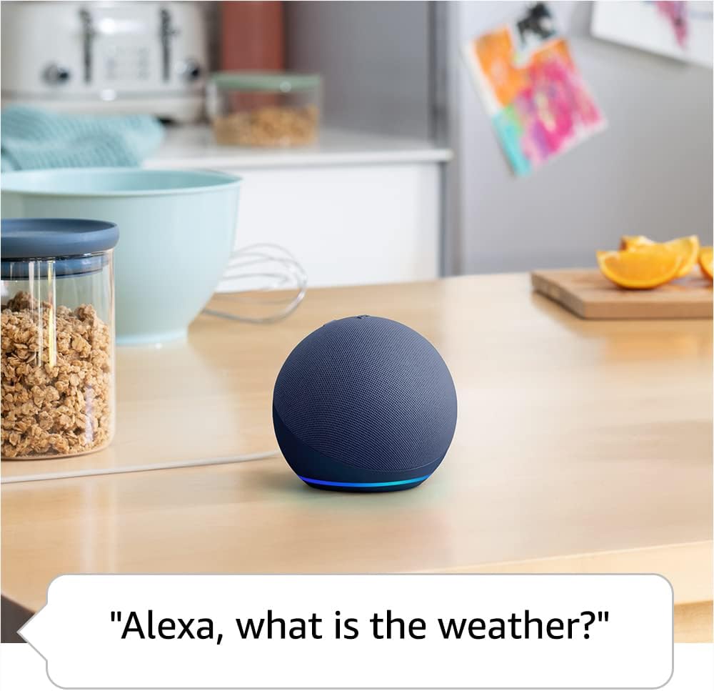 Amazon Echo Dot (5th Generation) Smart Speaker with Alexa Voice-Color: Charcoal---Ennap.com