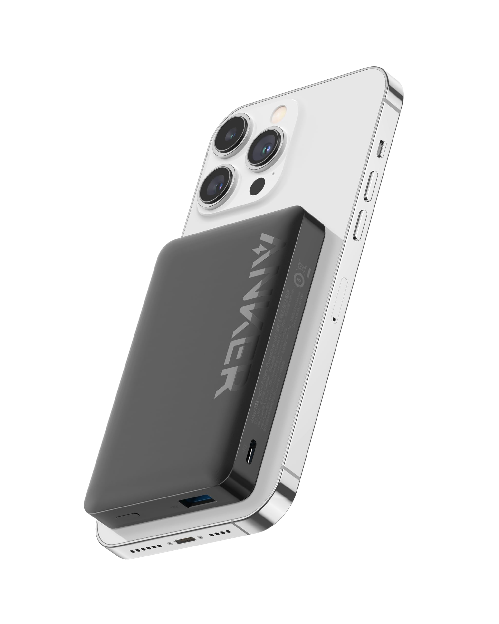 Anker 334 MagGo Battery (PowerCore 10K) - Anker 334 MagGo Battery (PowerCore 10K) - Black Stone Ennap.com
