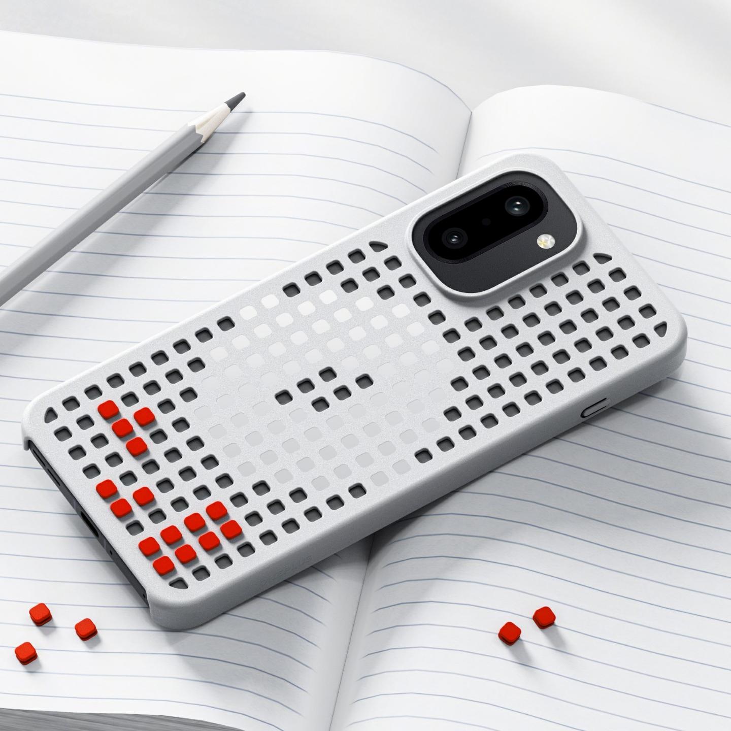 جراب OnePlus 15R/Ace 6T مغناطيسي بتصميم فتحات (Hole-Pattern)