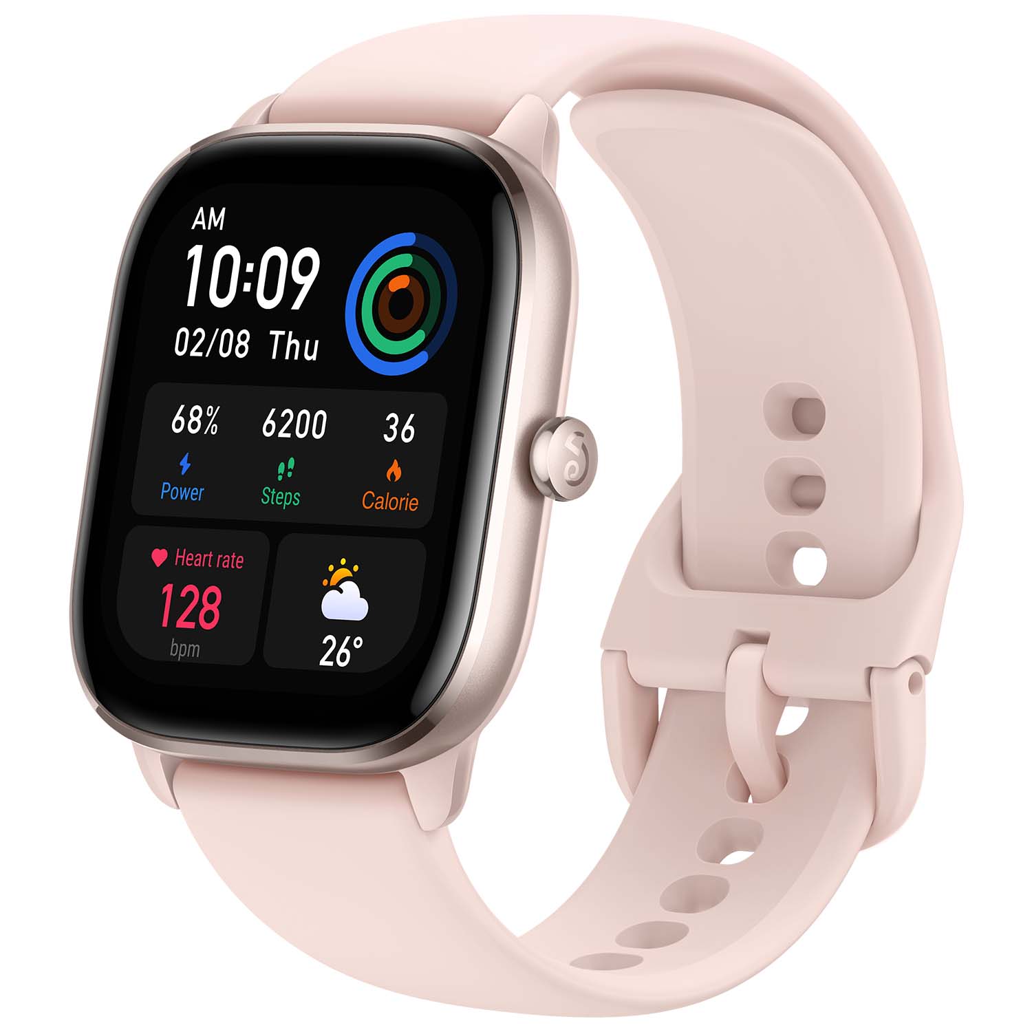 Amazfit GTS 4 Mini SmartWatch - Amazfit GTS 4 Mini SmartWatch - Flamingo Pink Ennap.com
