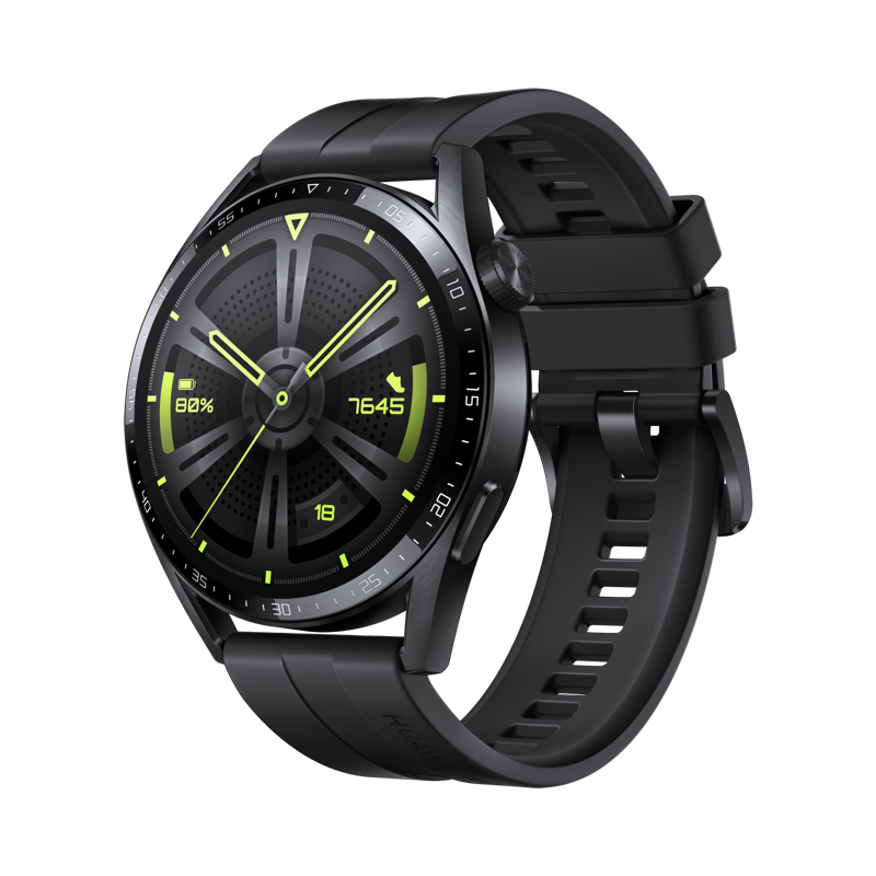 Huawei Watch GT 3-Size: 42mm-Color: Active Black--Ennap.com
