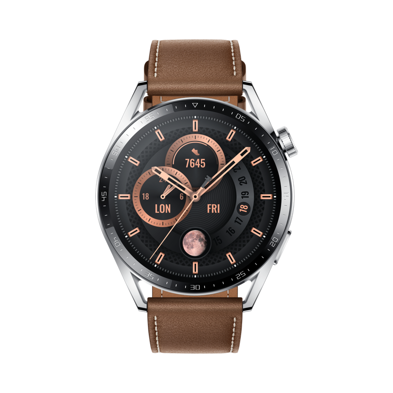 Huawei Watch GT 3-Size: 42mm-Color: Classic Brown--Ennap.com