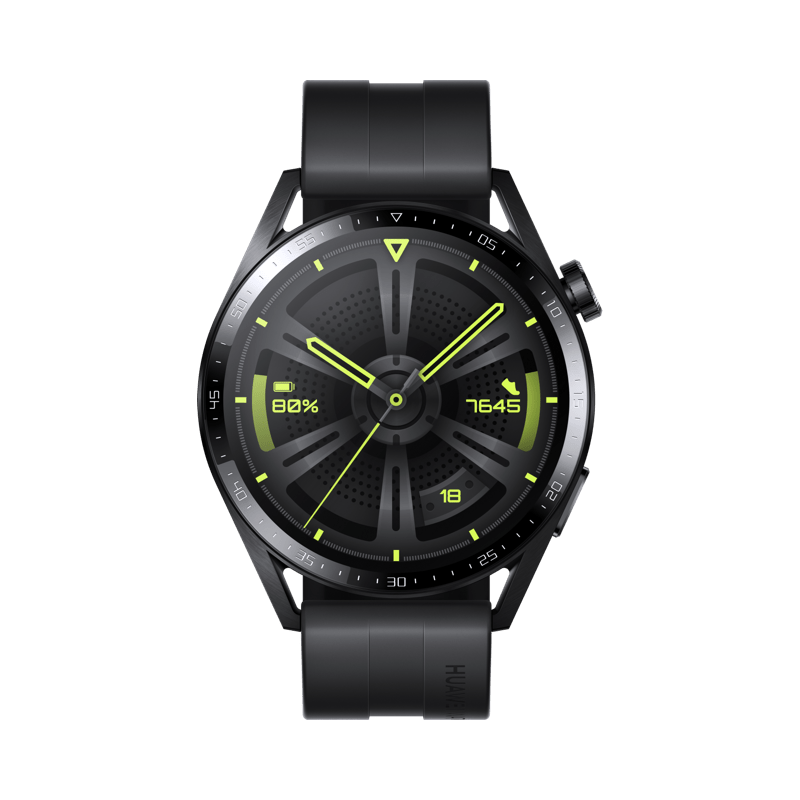 Huawei Watch GT 3-Size: 42mm-Color: Active Black--Ennap.com