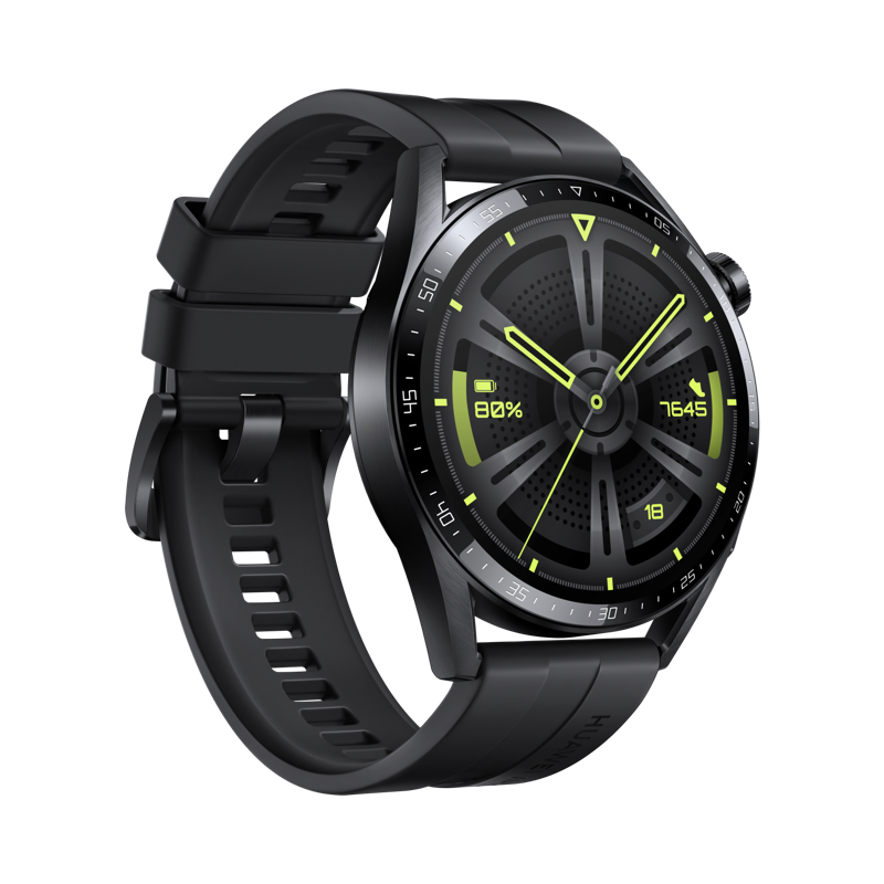 Huawei Watch GT 3-Size: 42mm-Color: Active Black--Ennap.com