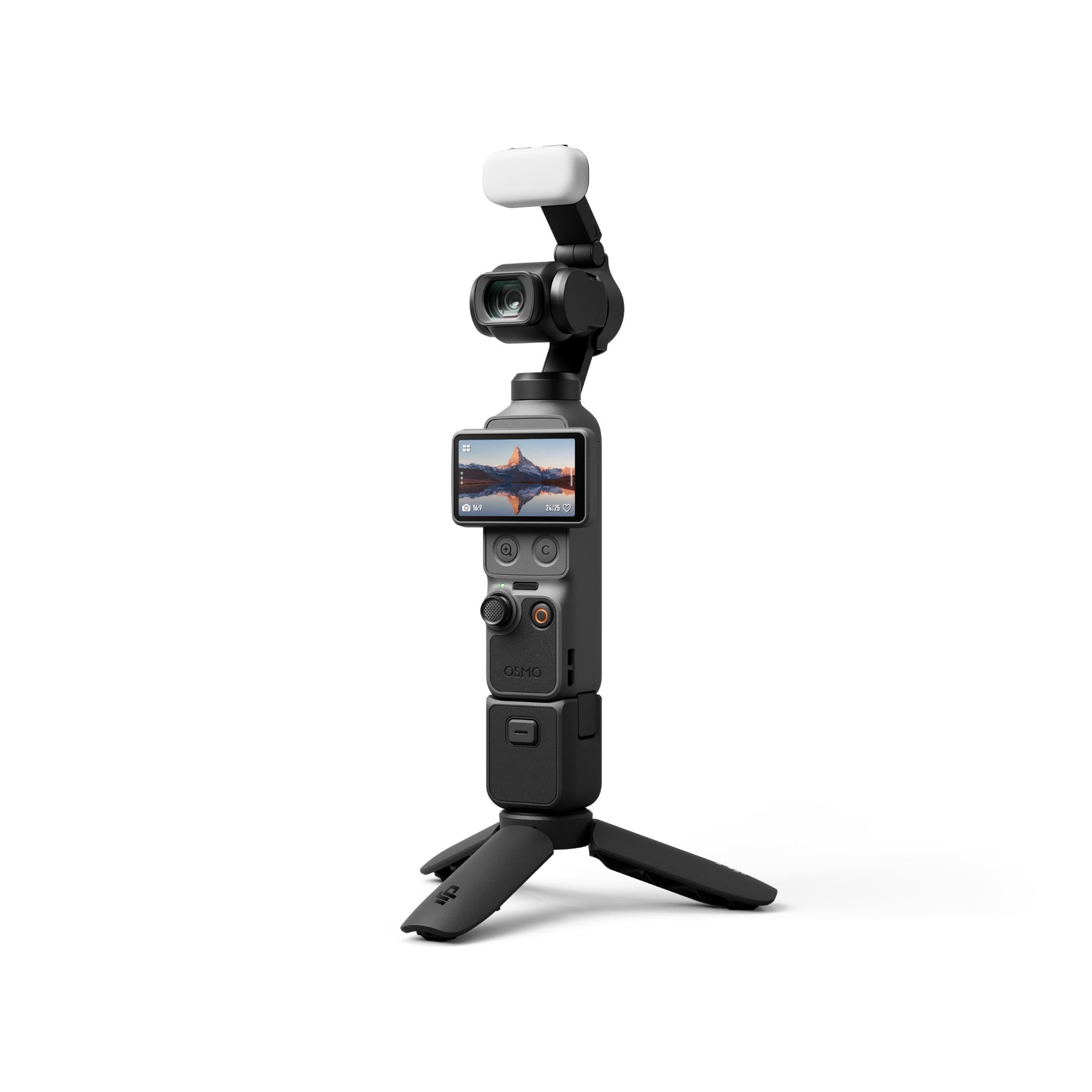DJI Osmo Pocket 4 Creator Combo 3-Axis Stabilized 4K Handheld Camera with Rotatable Touchscreen 
