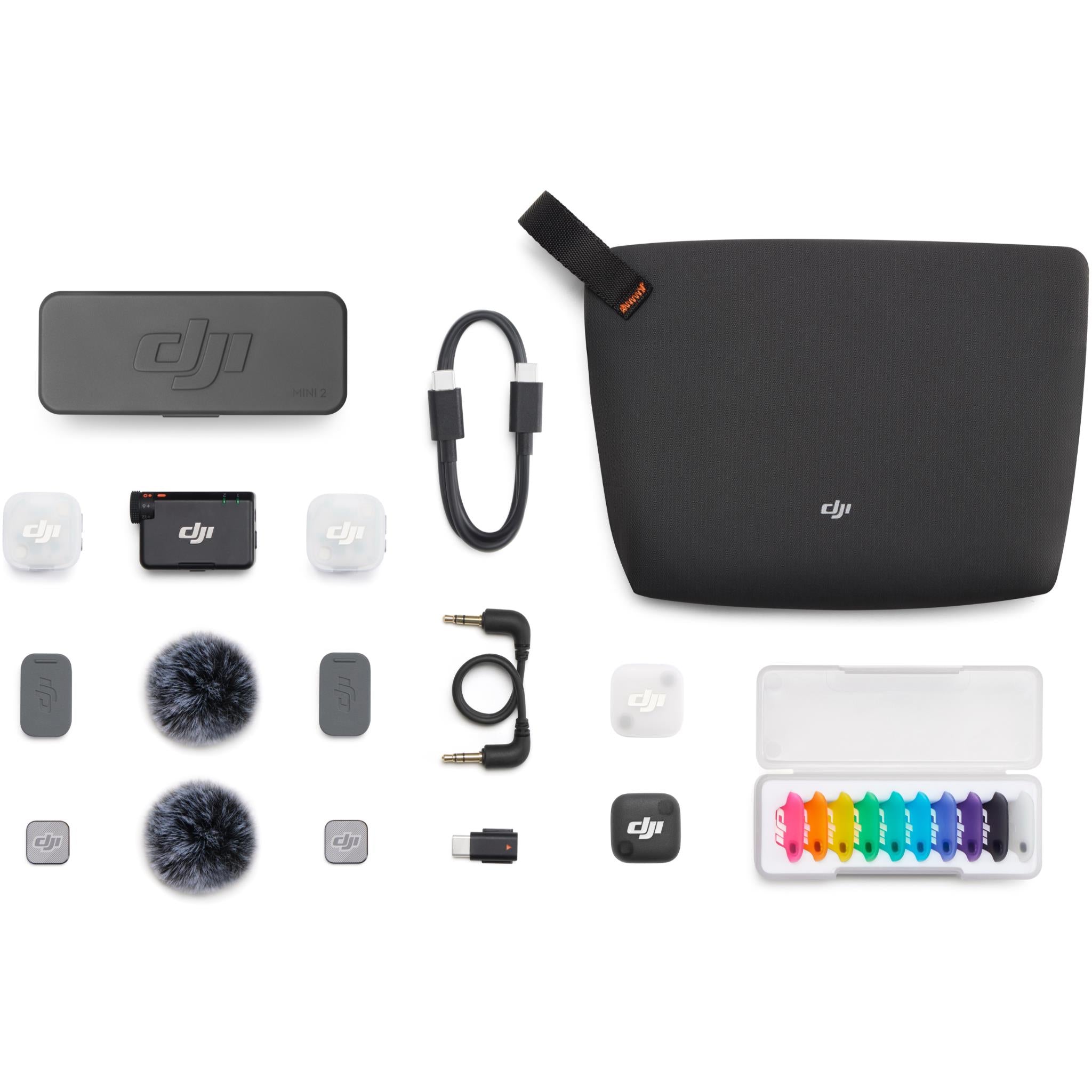 DJI Mic Mini 2 (2 TX + 1 RX + Charging Case) - ميكروفون لاسلكي