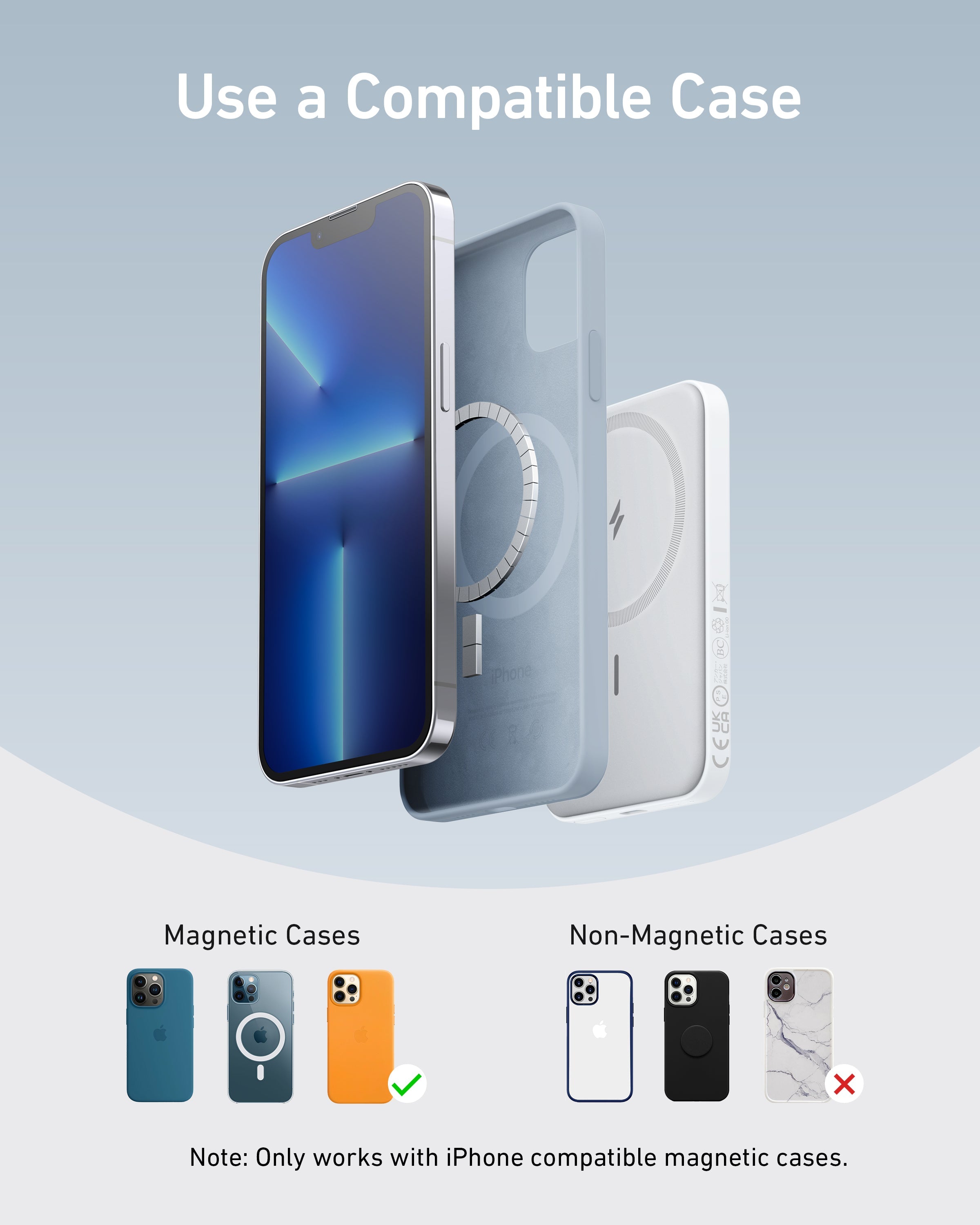 Anker 621 Magnetic Battery (MagGo)-Color: White---Ennap.com