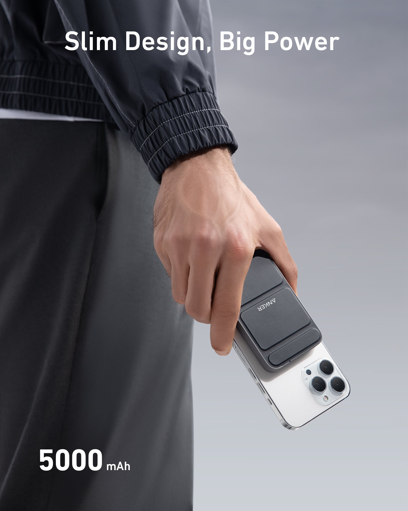 Anker 622 Magnetic Battery (MagGo)-Color: Lilac Purple---Ennap.com