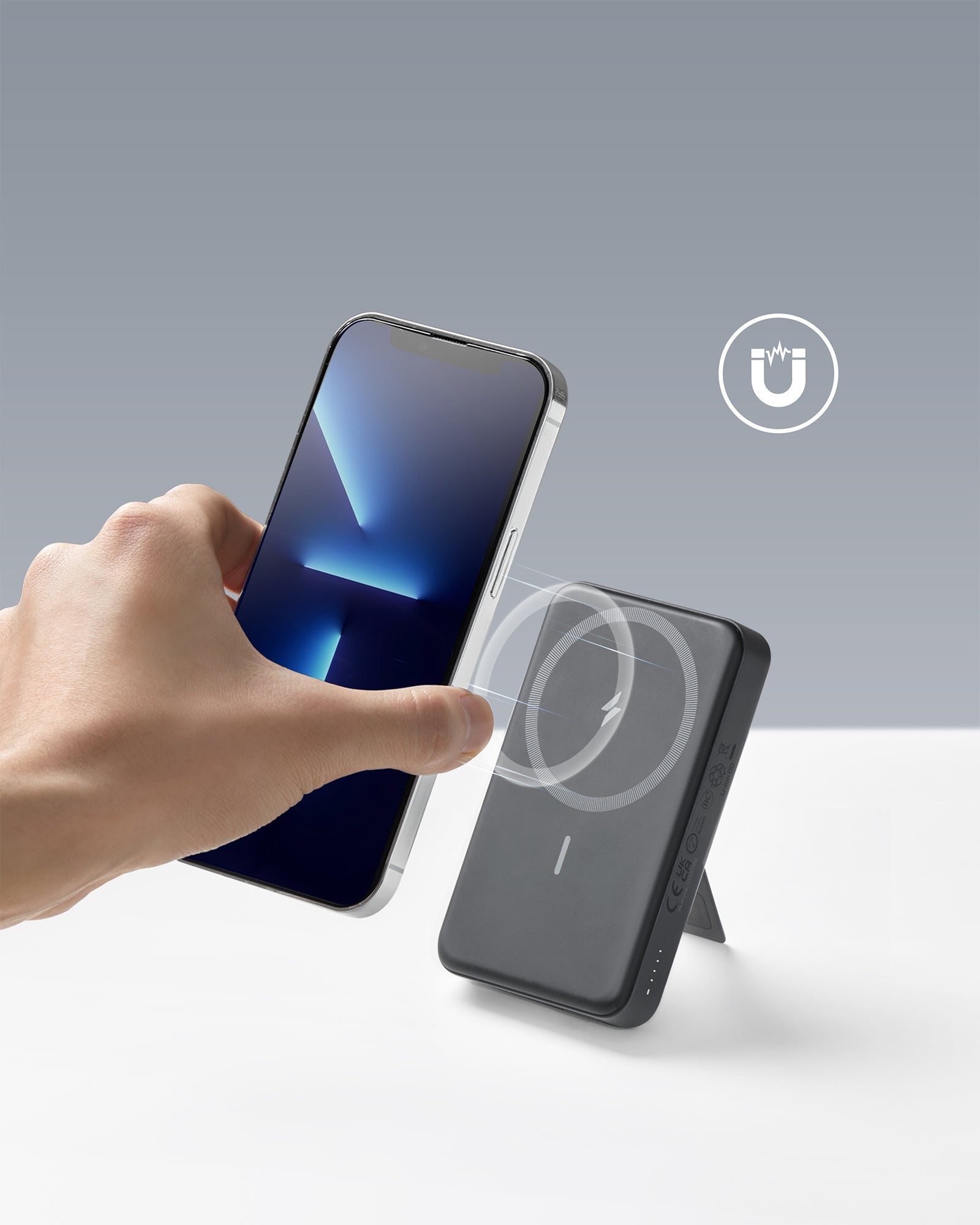 Anker 633 Magnetic Battery (MagGo)-Color: Interstellar Gray---Ennap.com