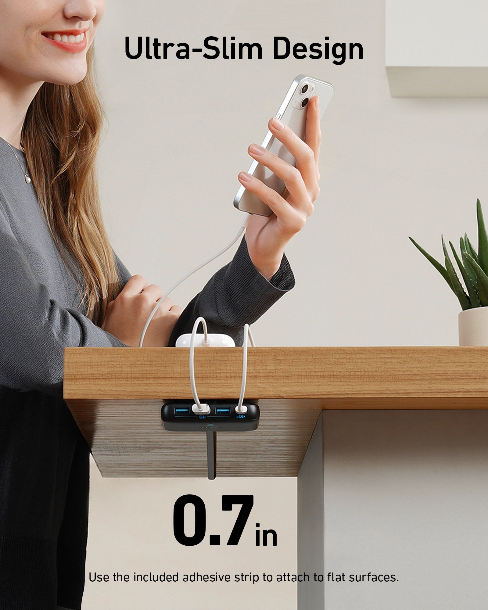 Anker 543 PowerPort Atom III Slim Charger (65W)----Ennap.com