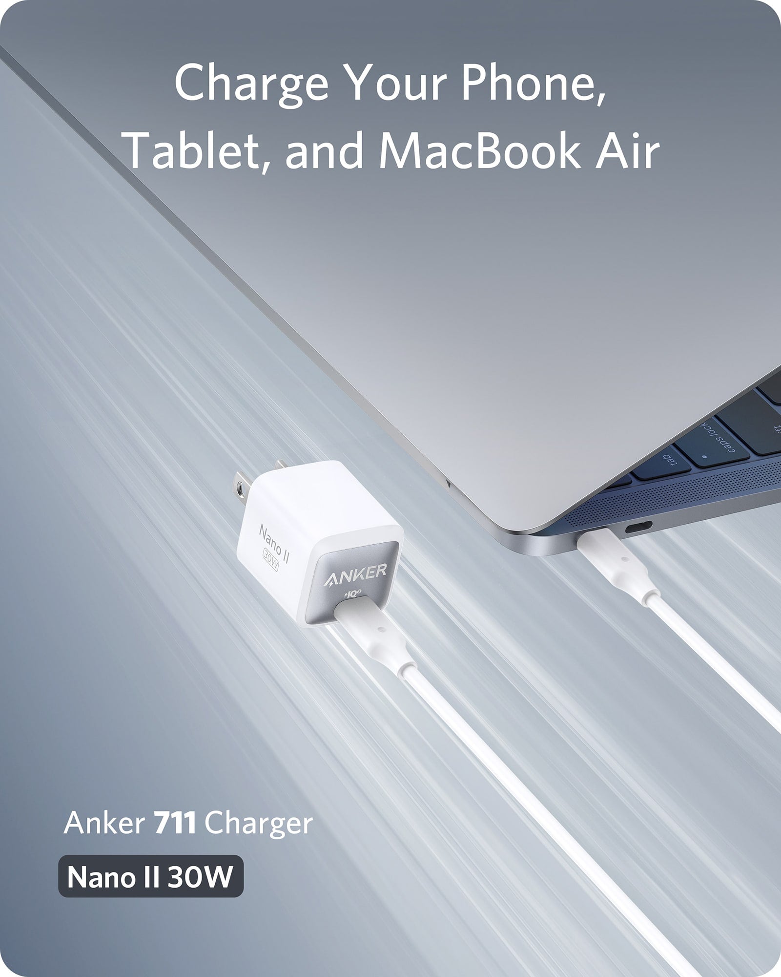 Anker 711 Charger (Nano II 30W)-Color: Black---Ennap.com