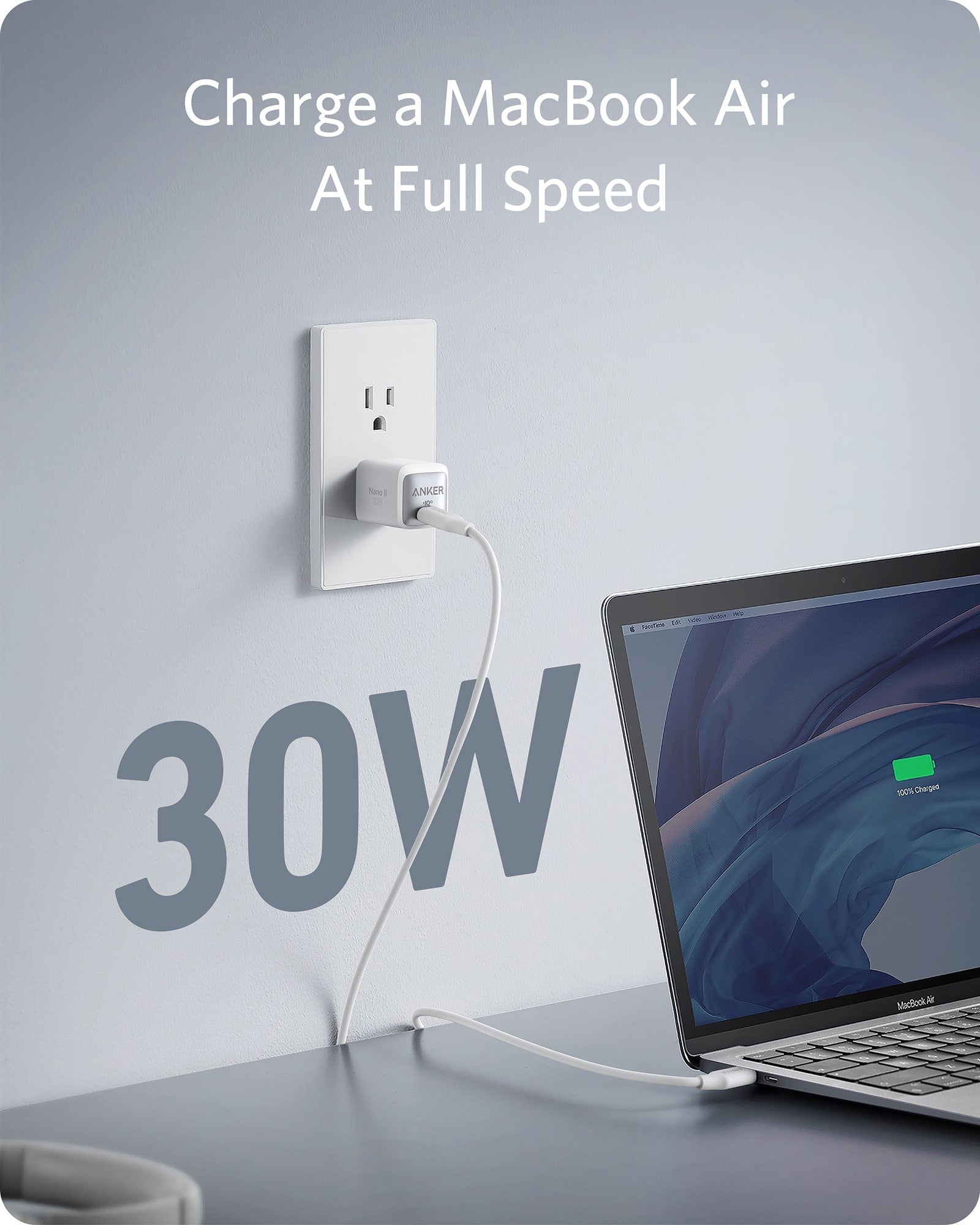 Anker 711 Charger (Nano II 30W)-Color: Black---Ennap.com