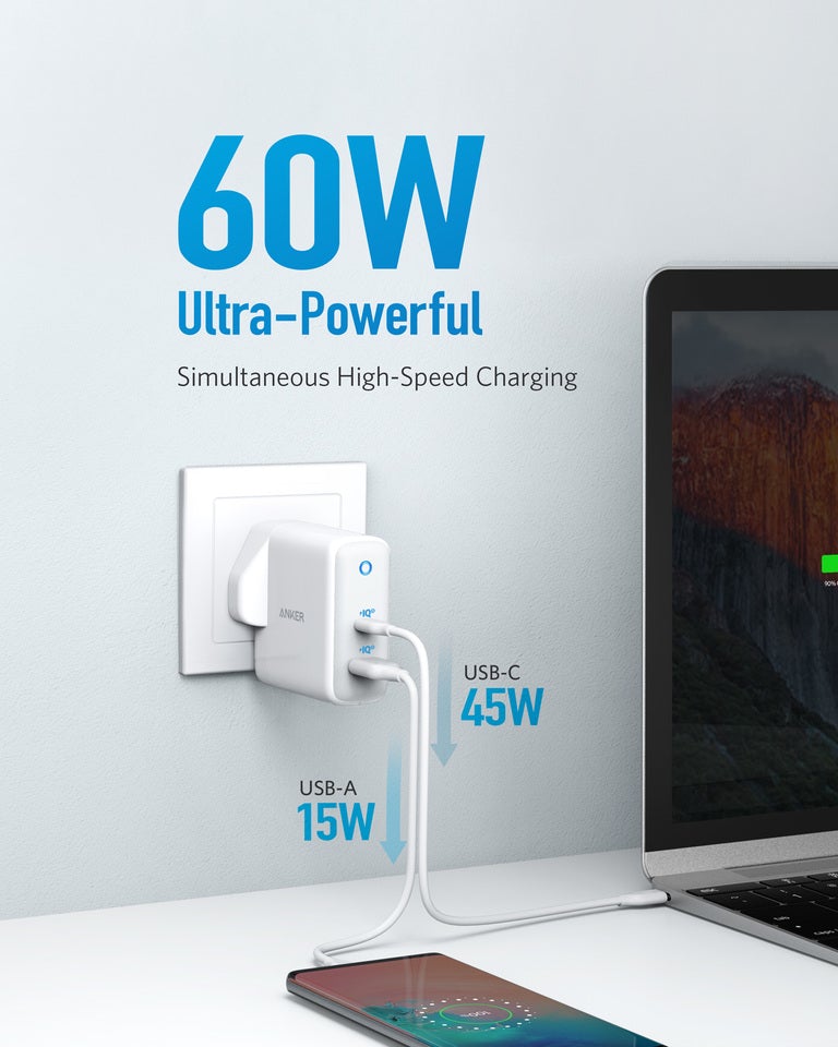 Anker PowerPort Atom III 60W (2 Ports) - Anker PowerPort Atom III 60W (2 Ports) - Default Title Ennap.com