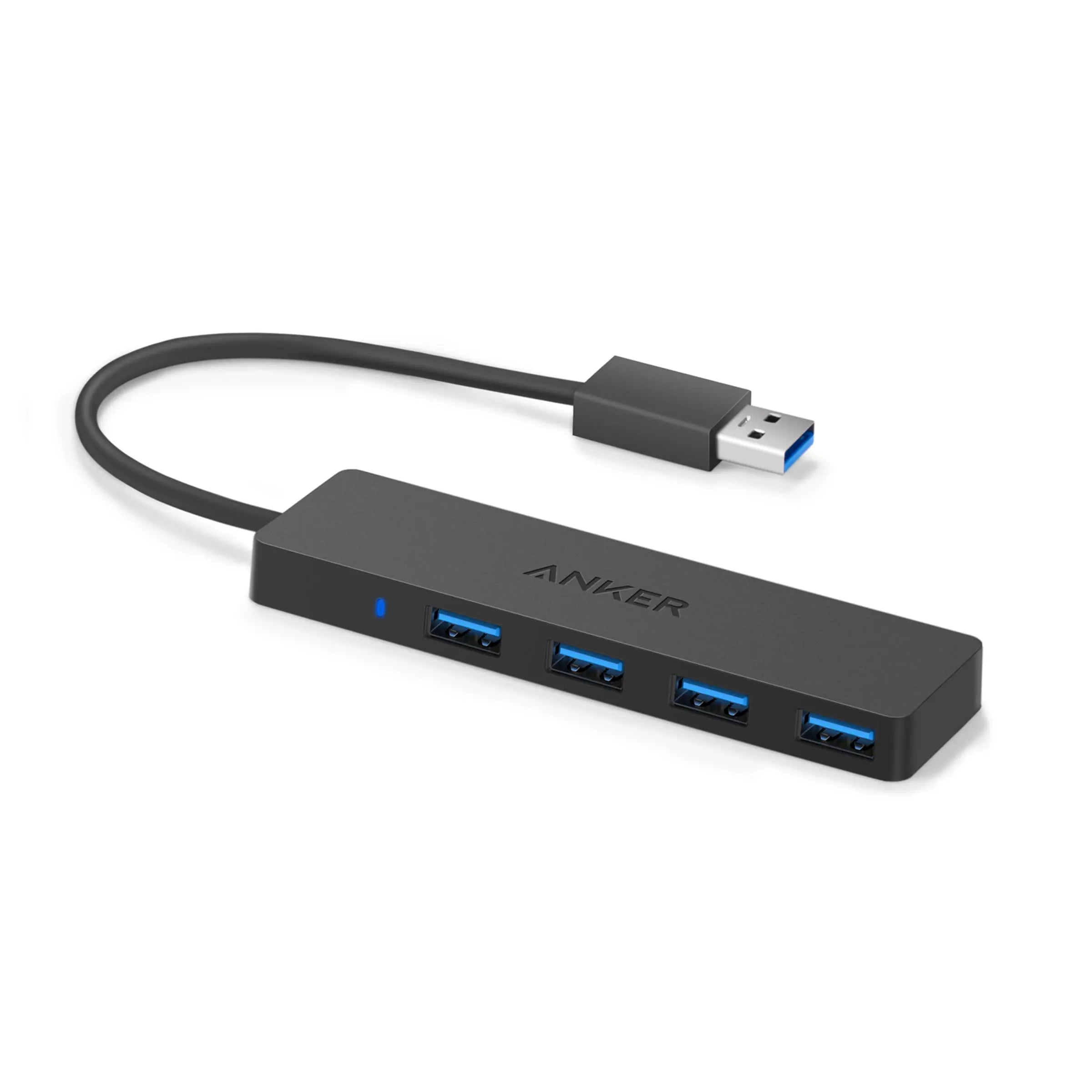 Anker Ultra Slim 4-Port USB 3.0 Data Hub-Size: 20cm---Ennap.com