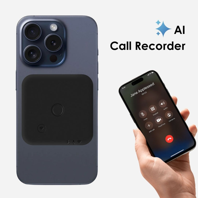 FoCase Rec AI-Powered Call Recorder, Voice Recorder with Transcription and Summarization 