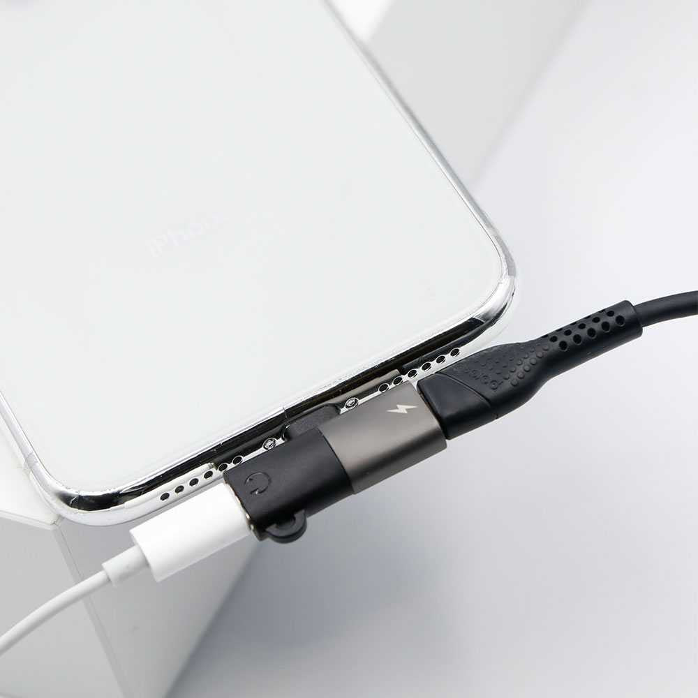 Porodo Dual Adapter Lightning Splitter