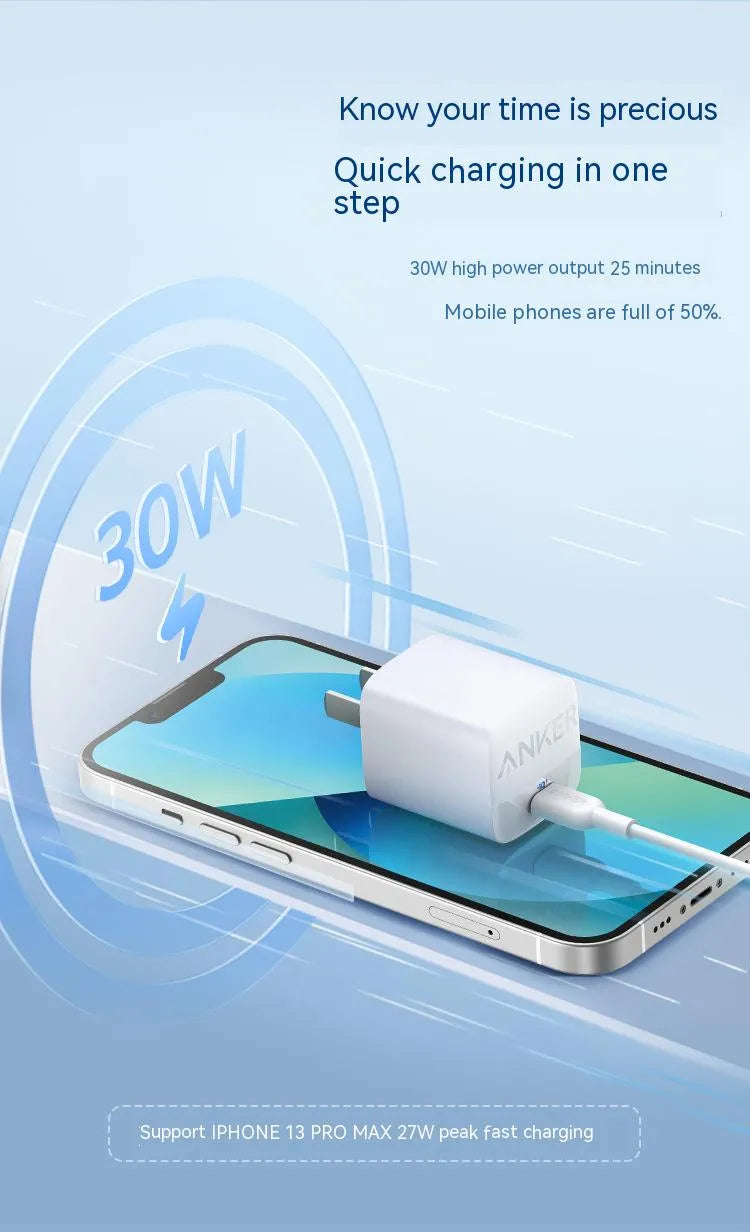Anker 313 GaN 30W USB-C Charger----Ennap.com