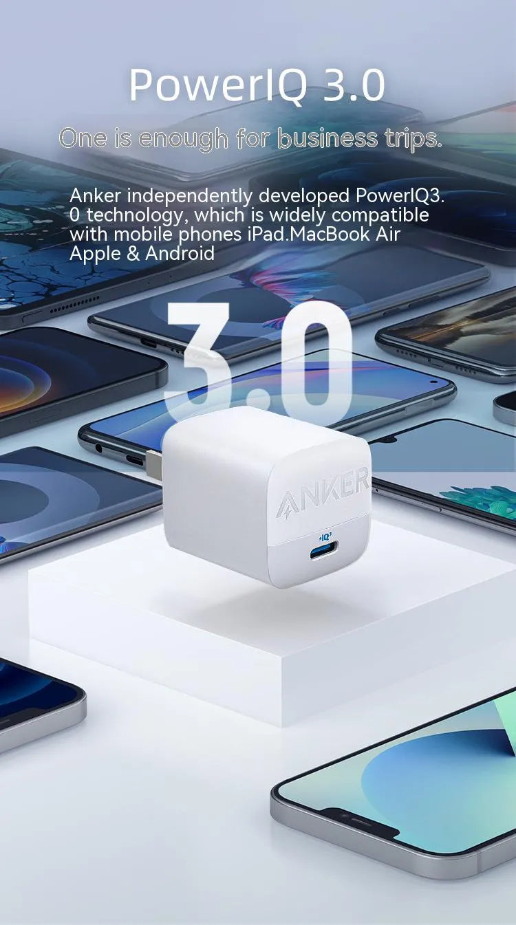 Anker 313 GaN 30W USB-C Charger----Ennap.com