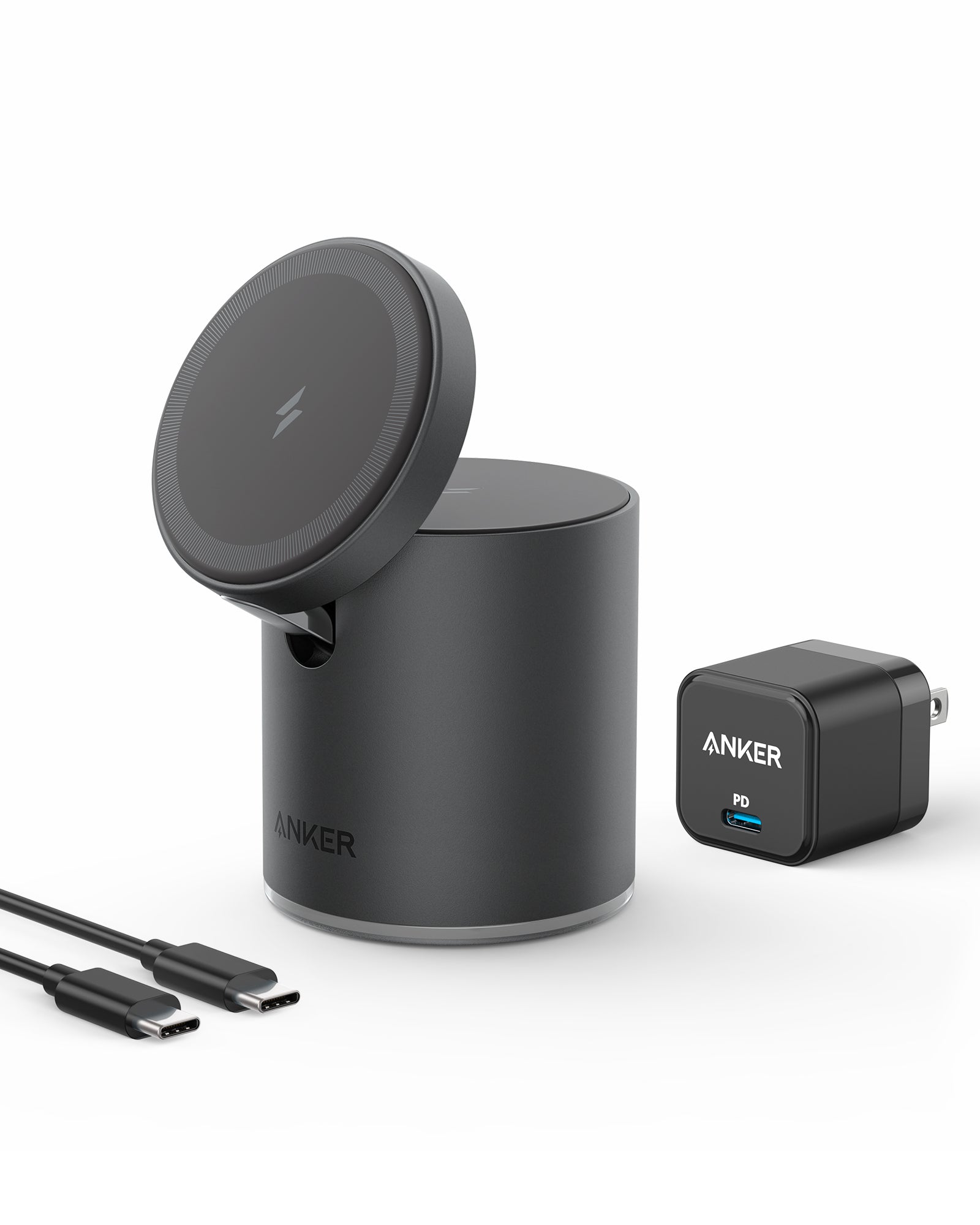Anker 623 Magnetic Wireless Charger (MagGo) - Anker 623 Magnetic Wireless Charger (MagGo) - Black Ennap.com