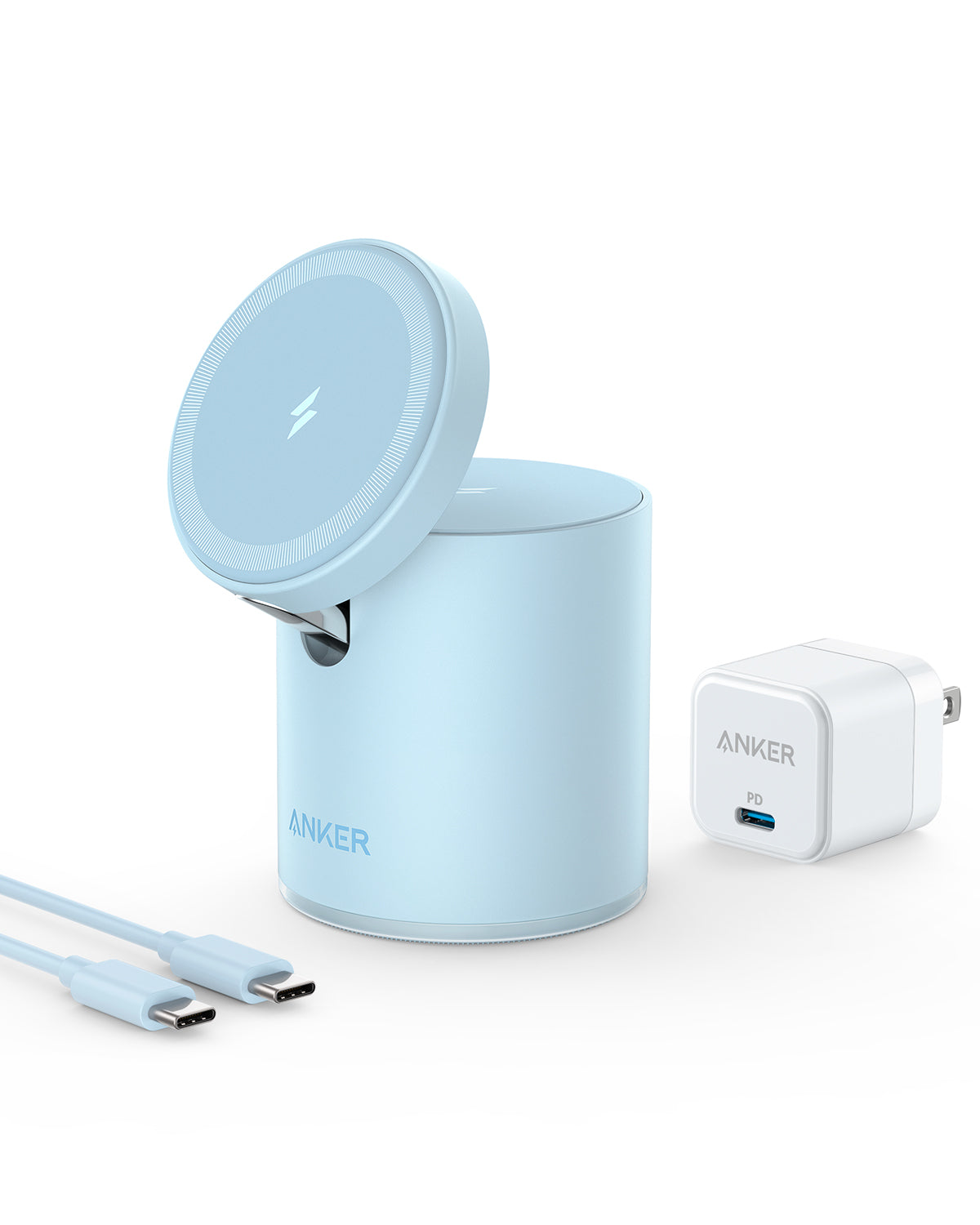 Anker 623 Magnetic Wireless Charger (MagGo) - Anker 623 Magnetic Wireless Charger (MagGo) - Blue Ennap.com