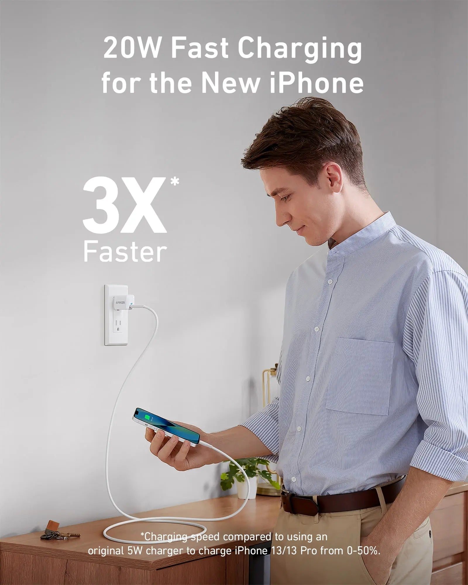 Anker PowerPort III Nano 20W-Color: Purple---Ennap.com